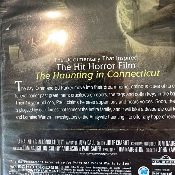 Haunting in Connecticut DVD Brand new in Plastic - Picture 2 of 5